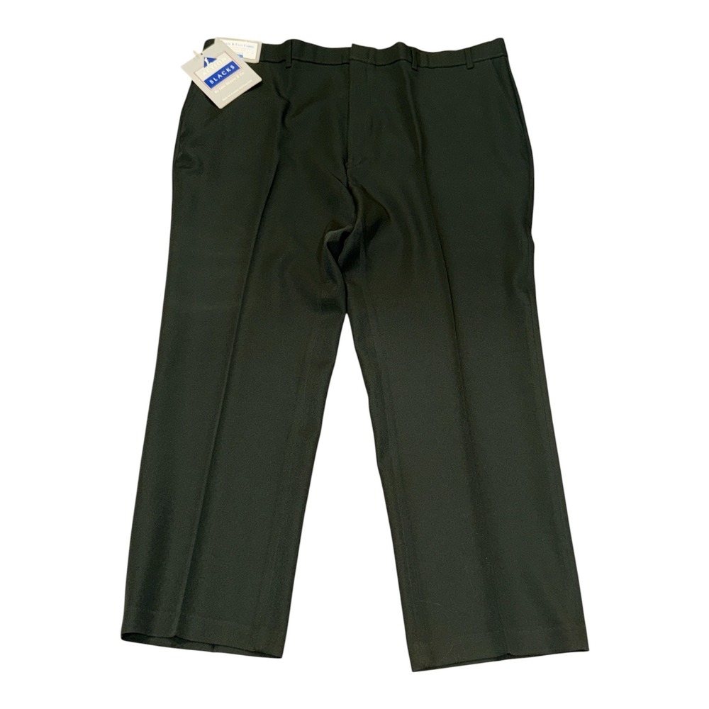 Vintage 90s Levi Strauss Action Slacks Mens 46x29 Dark Green Dress Pants NWT
